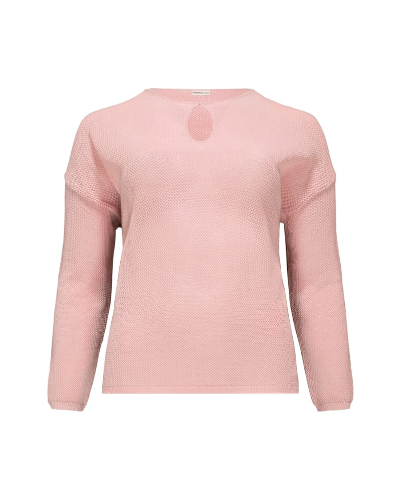 Keyhole neck sweater on sale